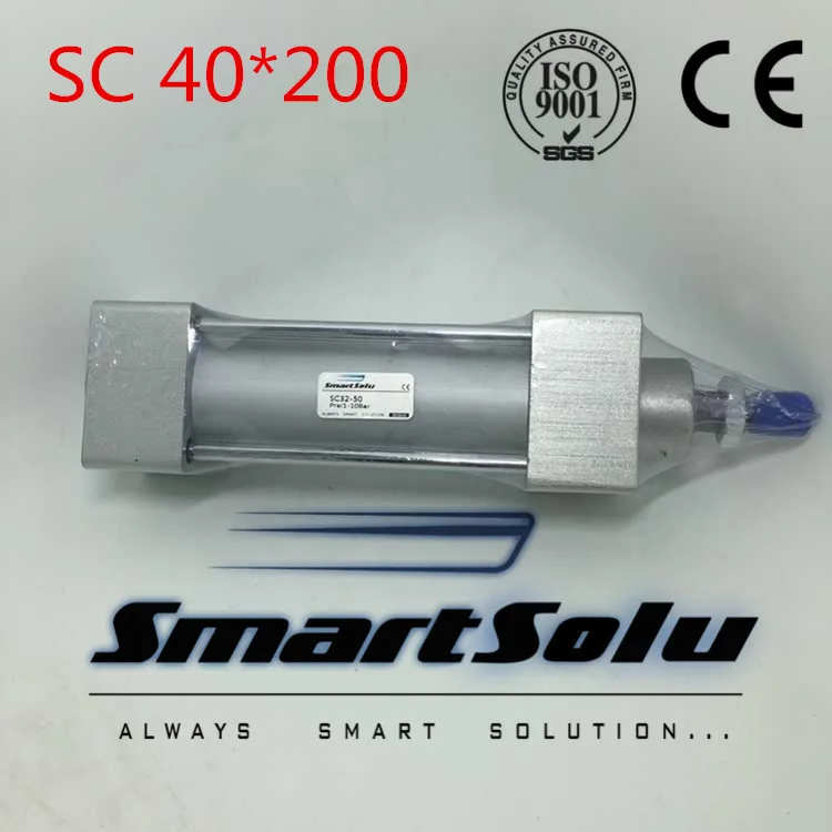 Бесплатная доставка SC40 * 200 40 мм Диаметр Ход G1/4 &quotпорт стандартный пневматический