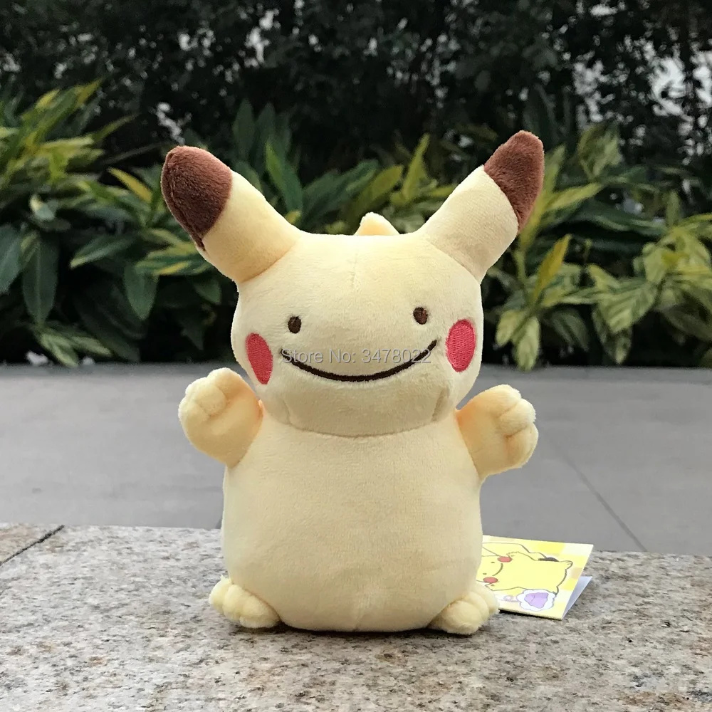 Милая трансформируемая плюшевая игрушка Ditto Lapras Dragonite Pikachu Omanyte мягкие игрушки в
