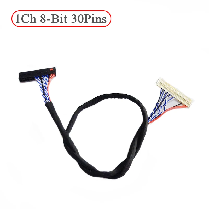 400 мм LVDS кабель FIX-30P-D8 1ch 8-бит 30 контактов 30pin один 8 линия для 26-47 дюймов Большой экран панель 2 модели