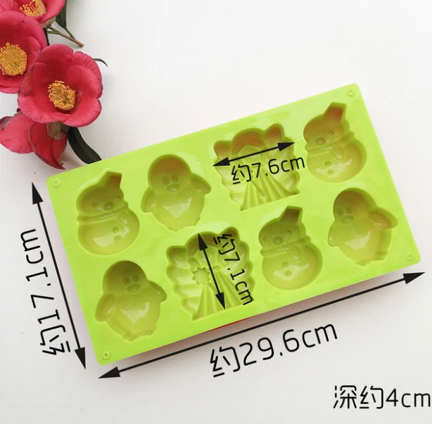 Испечь 8 форм для торта принцесса-бабочка снеговик пингвин пудинг желе