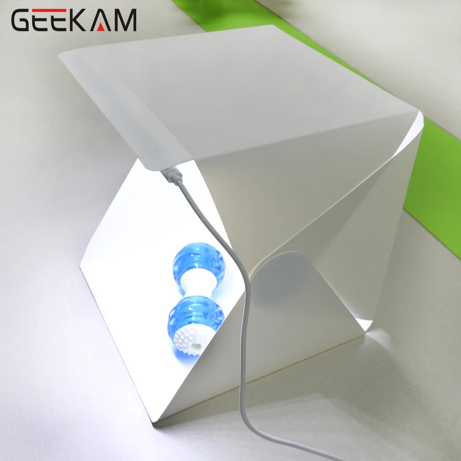 Geekam light box мини Портативный складной фотография Фотостудия Softbox Комплект