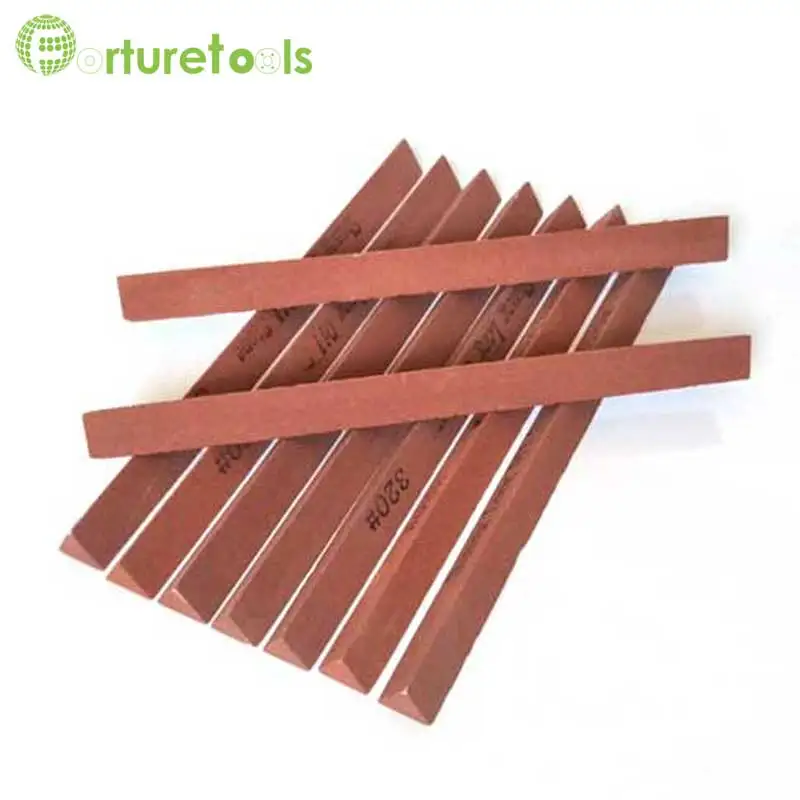 10 шт. треугольный точильный камень заправка алюминиевым оксидом абразивный