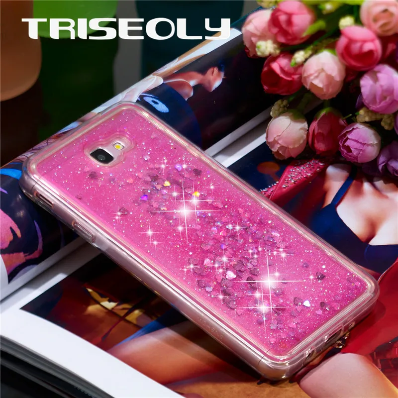 Модный чехол для телефона TRISEOLY с зыбучим песком и водопадом Samsung Galaxy J7 Prime мягкий