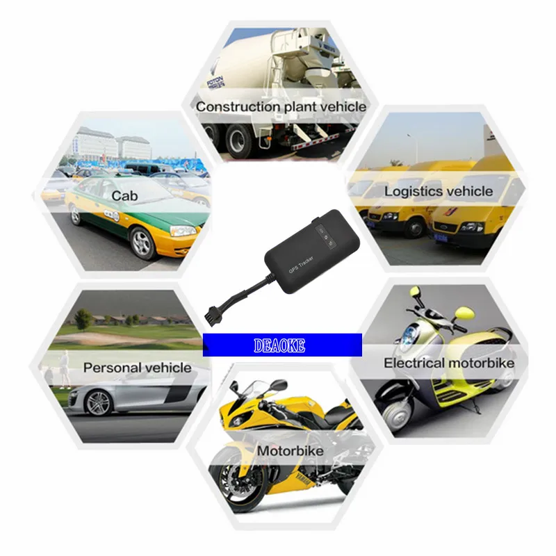 DEAOKE 4 Pin gt02d tk110 автомобиля/Автомобильный gps трекер с обнаружением причины неииправности Асс Отключение подачи топлива