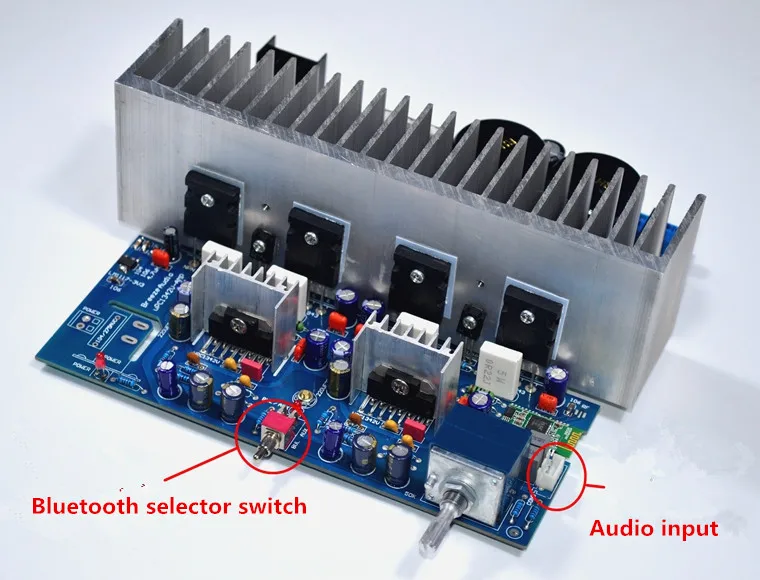 LY 100 Вт 5200 1943 трубка + UPC1342V 1237 схема защиты Bluetooth вход класса AB Hi Fi Плата усилителя