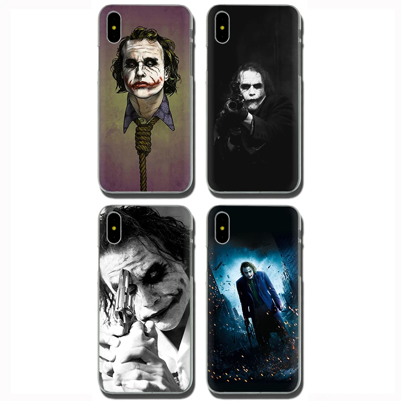 Жесткий чехол для телефона Heath Ledger Joker чехол для iPhone 5 5S SE 5C 6 6s 7 8 Plus X XR XS 11 Pro Max