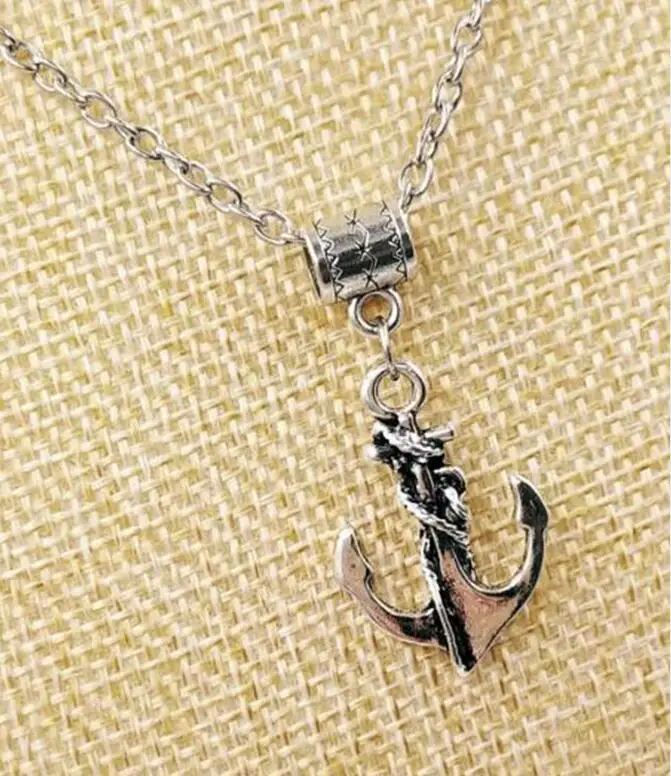 Подвеска в виде лодки подвеска якоря винтажное ожерелье чокер|Ожерелья с