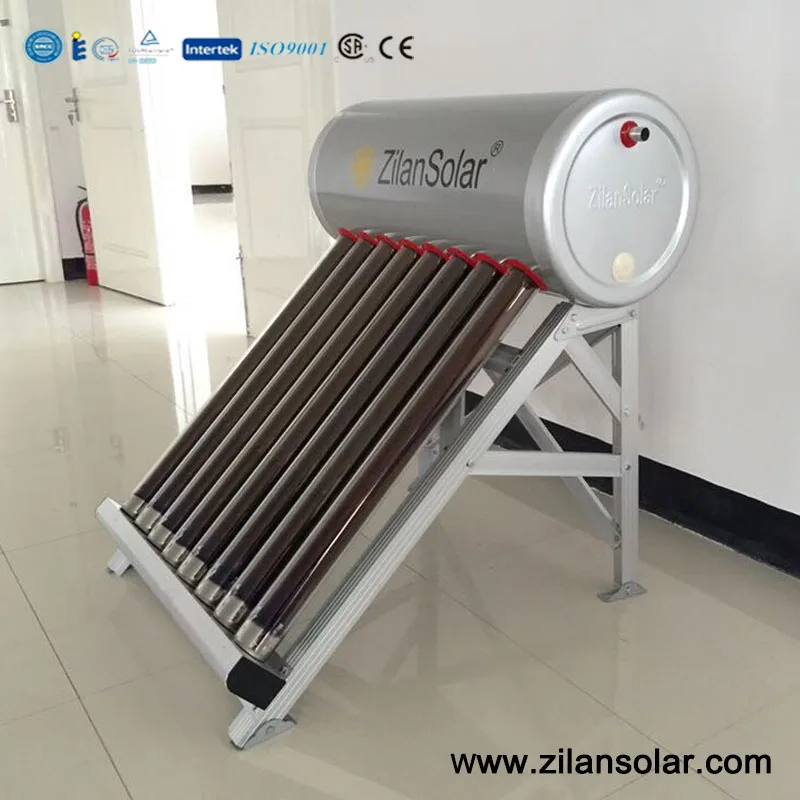 Горячая распродажа 40 liters оцинкованная сталь мини солнечный водонагреватель с 2