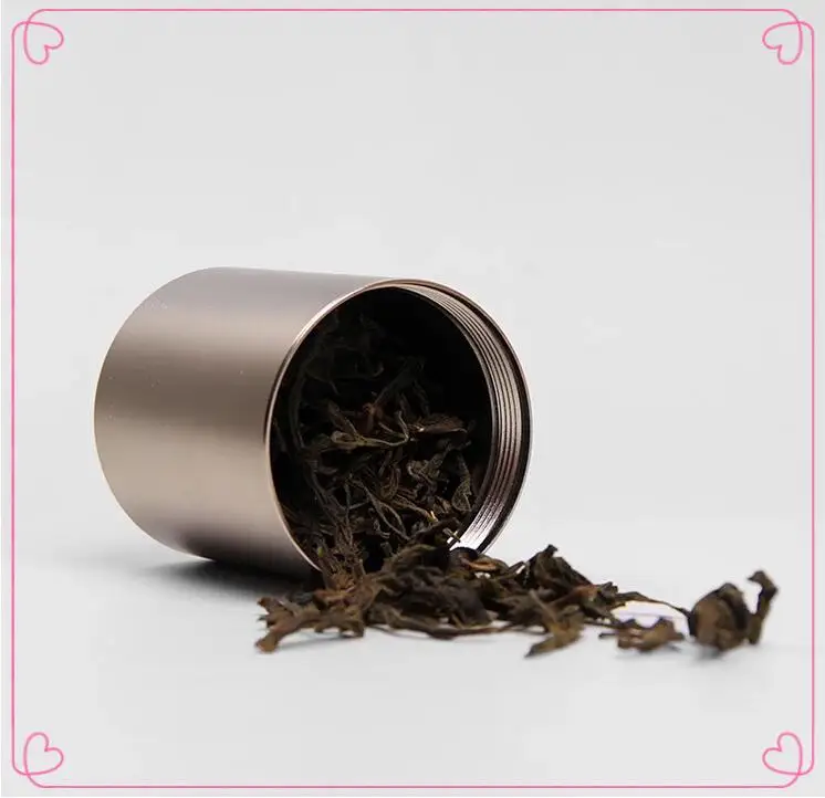 20 шт. контейнер из алюминиевого сплава для чая и кофе|screw top jar|aluminum canisterscrew jars |