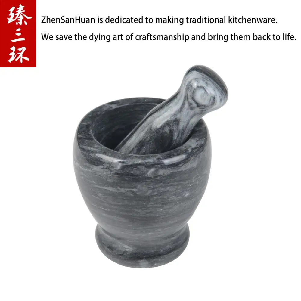 ZSH натуральный гранитный раствор и пестик прочная дробилка | Дом сад