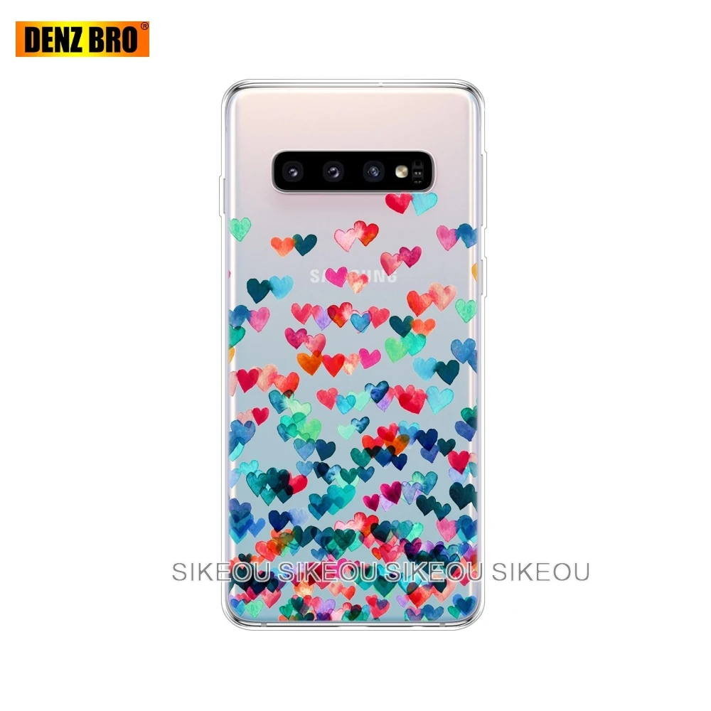 34649 Для samsung Galaxy S10 чехол S10Plus силиконовый чехол ТПУ чехол для телефона S10 E чехол на samsung S10 плюс G975F S 10 SM-G973F чехол - Цвет: 34649