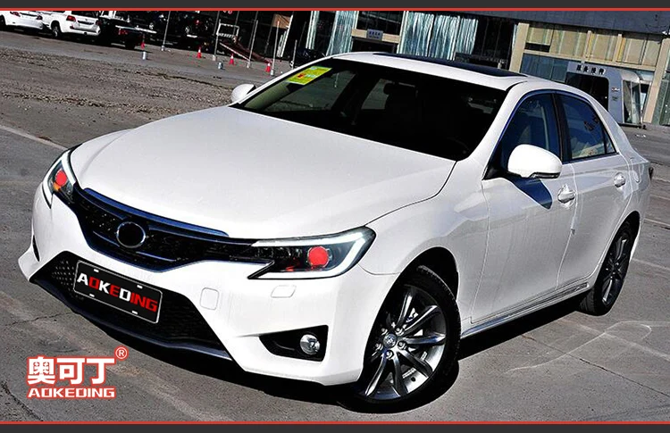 AKD автомобильный Стайлинг для Toyota Mark X фары 2013- рейз светодиодный светодиодные дневные ходовые огни на передних фарах Hid Bi Xenon Головной фонарь авто аксессуары