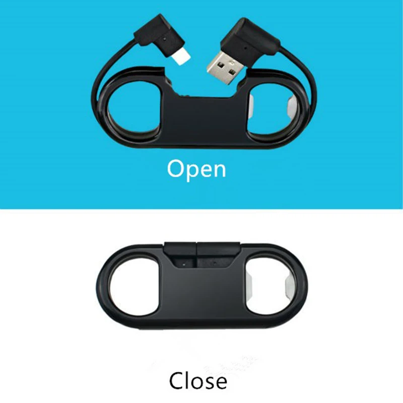 Multi-function for IOS iPhone Lightning Cable Bundles bottle opener key chain Micro USB Charger 8Pin For | Мобильные телефоны и