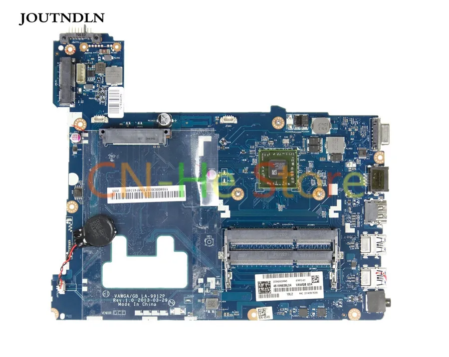 JOUTNDLN FOR LENOVO G505 Laptop Motherboard 11S90003029 VAWGA GB LA-9912P DDR3 Integrated Graphics W/ FOR A6-5200 CPU