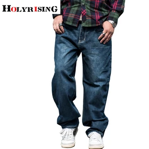 Holyrising мужские джинсовые брюки хип-хоп штаны для скейтборда толстые плюс мужские джинсы повседневные хлопковые джинсовые брюки свободные мужские брюки 18718-5