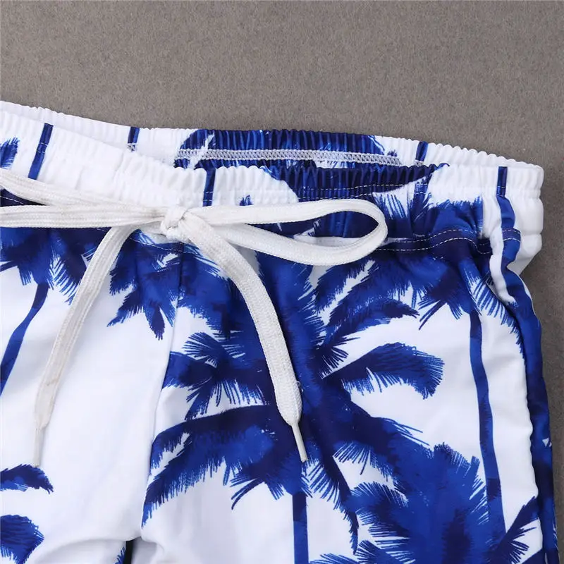 Family Matching Swimwear Father Son Shorts Trunks Swimsuit Mens Kids Boy Beachwear Summer Swimming Suit | Мать и ребенок