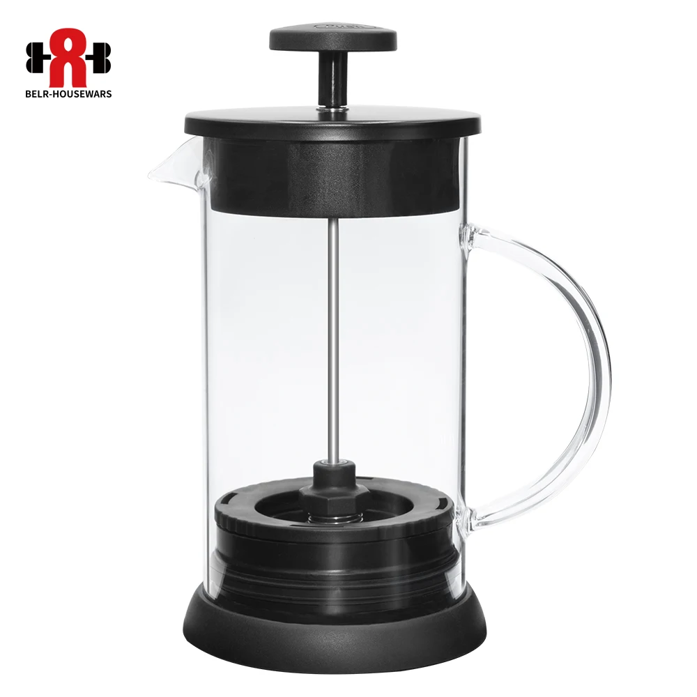 Нержавеющая французская прессованная кастрюля для кофе кофейная плунжерная