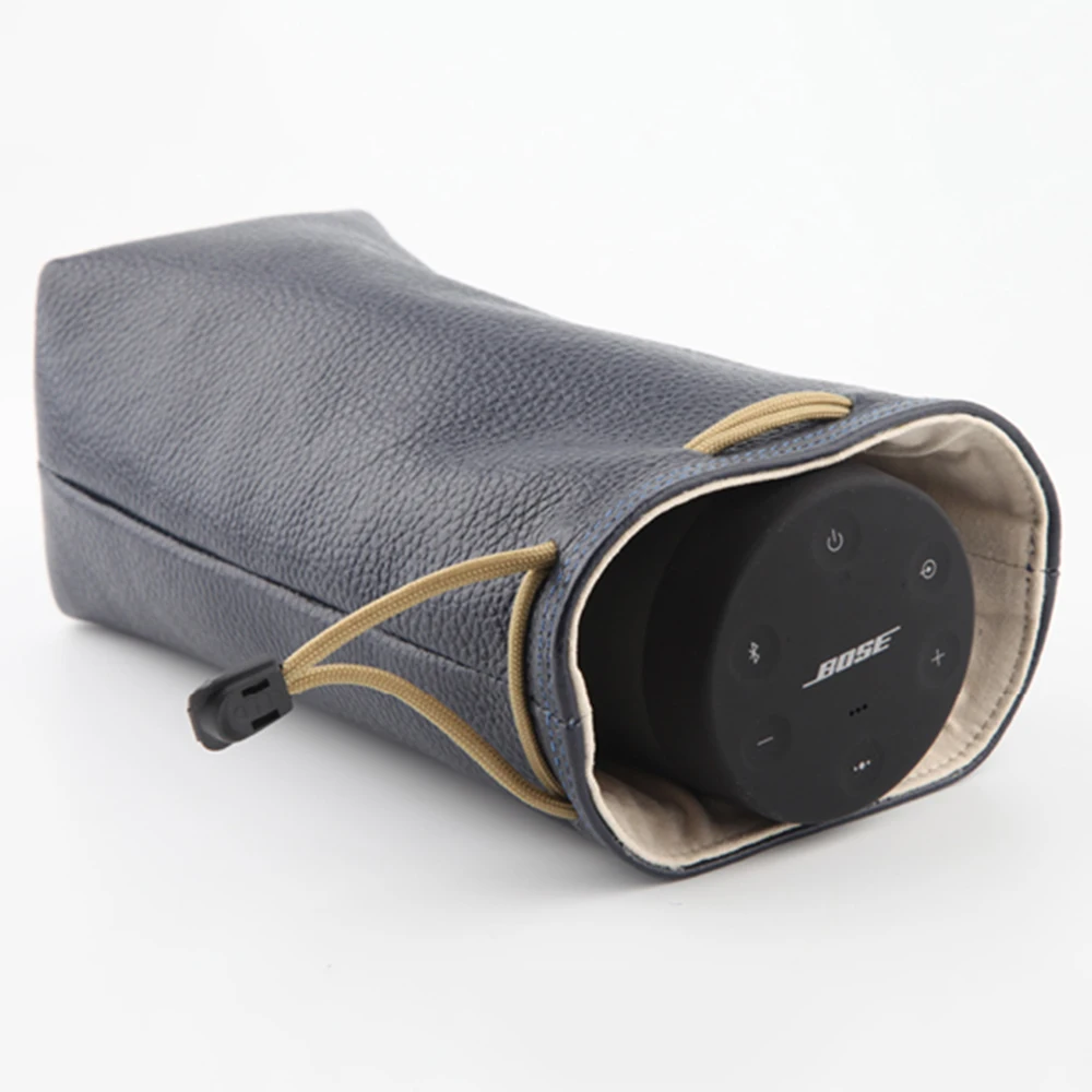 Защитный чехол из натуральной кожи для хранения сумка Bose SoundLink Revolve + Plus