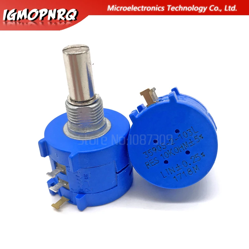 1PCS 3590S Series Potentiometer 500 Ohm - 100K Ohm 3590S-2-103L 3590S-101 3590S-102 3590S-103 3590S-104 3590S-201 3590S-202 3590S-203 3590S-501 3590S-502 3590S-503 image 5