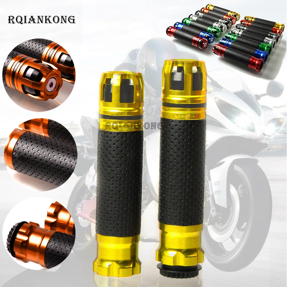 Универсальные мотоциклетные ручки с ЧПУ 22 мм резиновые гелевые для мотоцикла