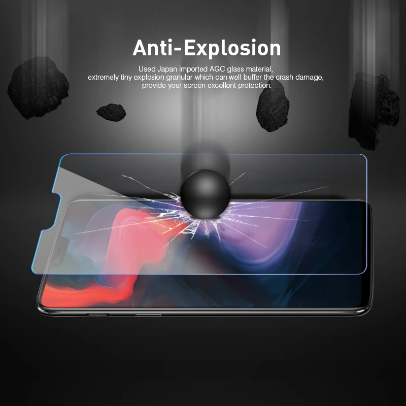 Закаленное стекло OnePlus 6 One Plus A6000 защитная пленка для экрана прозрачная