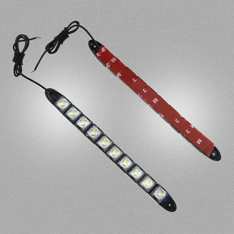 1 шт. DRL Дневной ходовой светильник 6LED белый водонепроницаемый гибкий