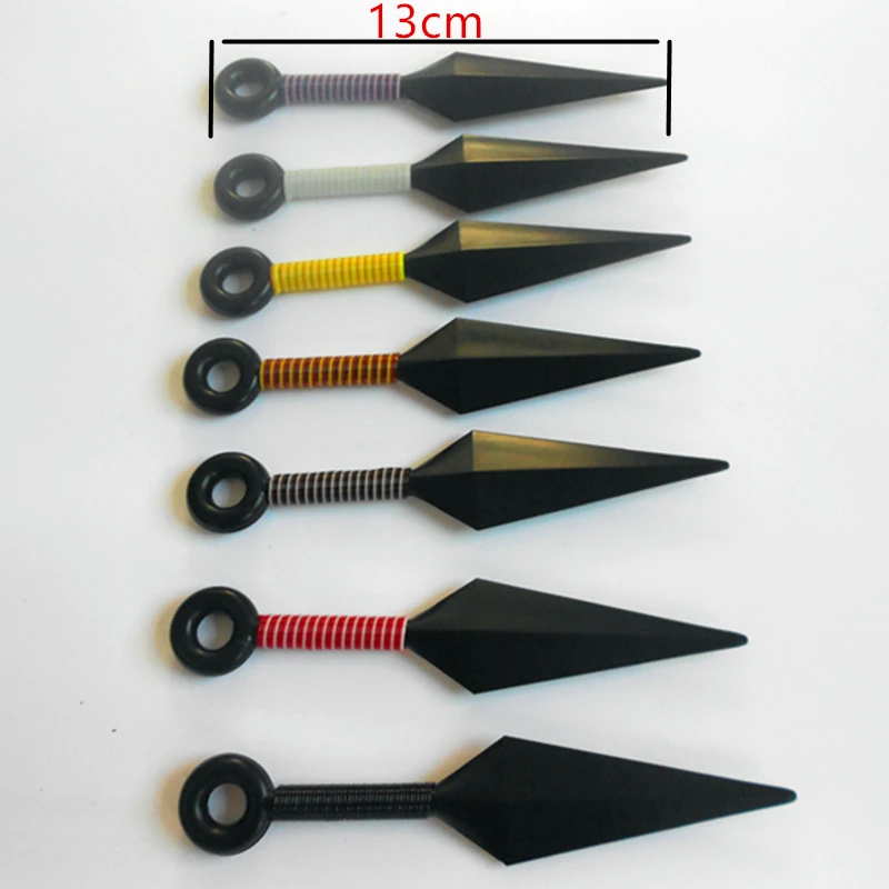 3 шт. красочные Наруто ниндзя Узумаки кунаи Shuriken бросали оружие аниме игрушка