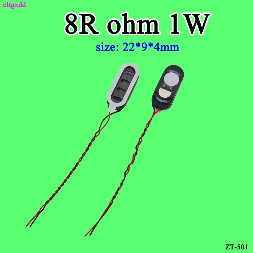 Cltgxdd 2 шт. 8R ohm 1 Вт 8R1W овальные динамики Планшетные ПК Маленькие 2209 8 Европа 1W8R 22*9*4