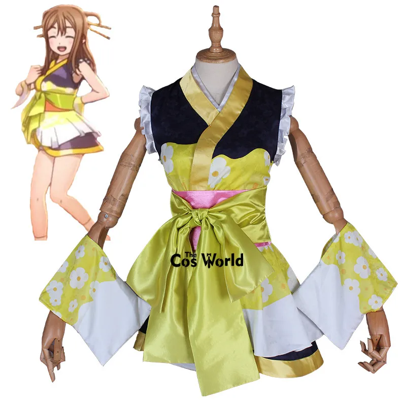 Прекрасно! Солнечный свет! Aqours Kunikida Hanamaru мой танец сегодня ночью кимоно с