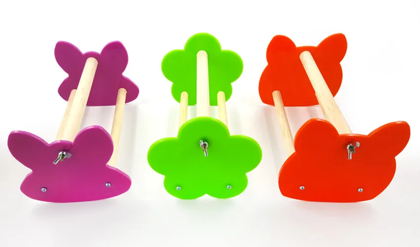1 шт. деревянная подставка для игрушек в виде попугаев | Дом и сад