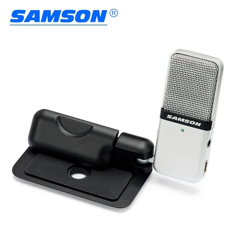 Samson Go Mic Портативный USB конденсаторный микрофон подключи и играй совместимый с Mac или ПК запись музыки Подкаст