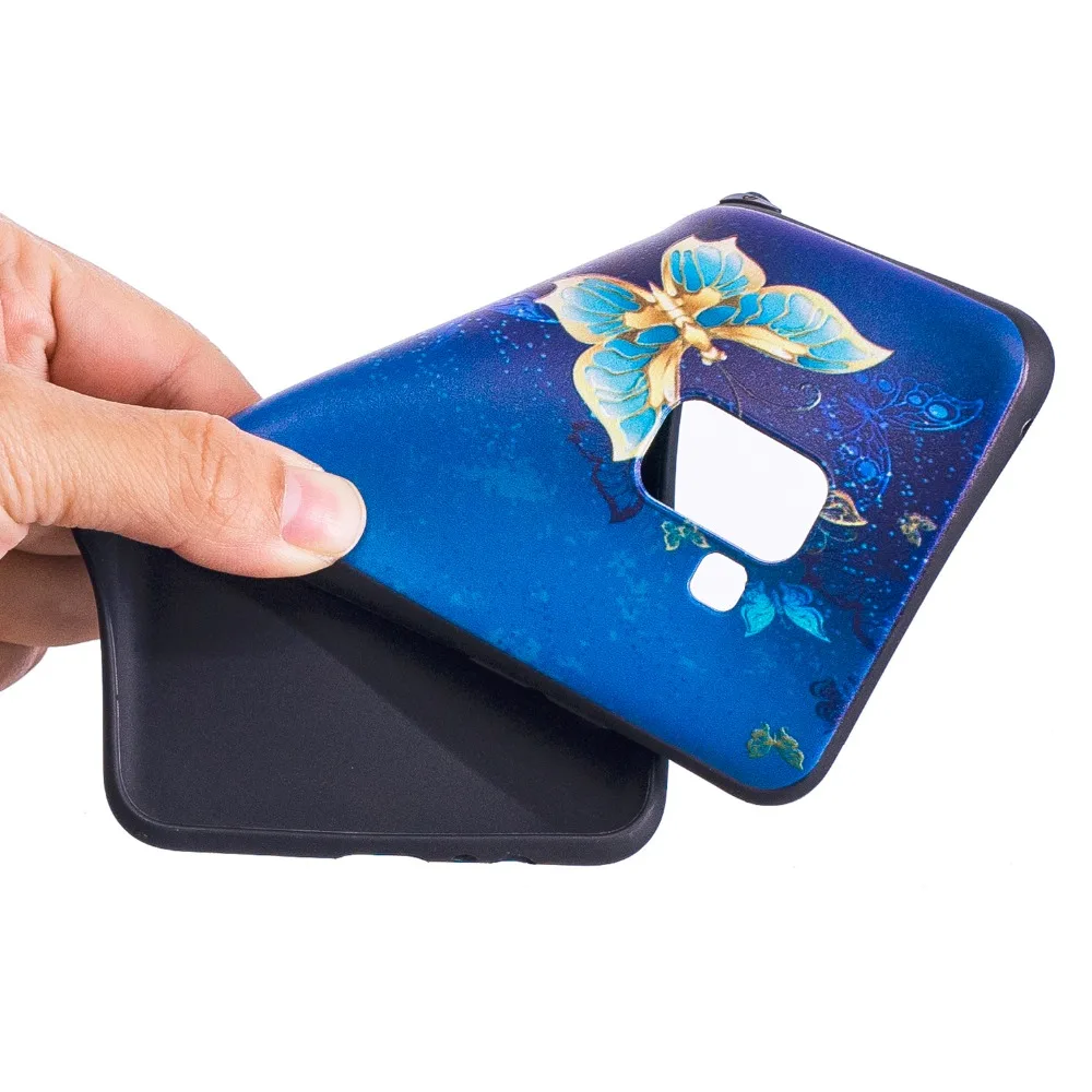 Ideas No thread clamp Relief very soft TPU Total package side and ultrathin for Samsung S8 S9 Note 8 Back cover Phone Case |
