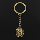 Новинка, модный брелок 28x20 мм, подвески Будды, мужские украшения сделай сам, брелок для автомобильного ключа, сувенирный держатель для подарка