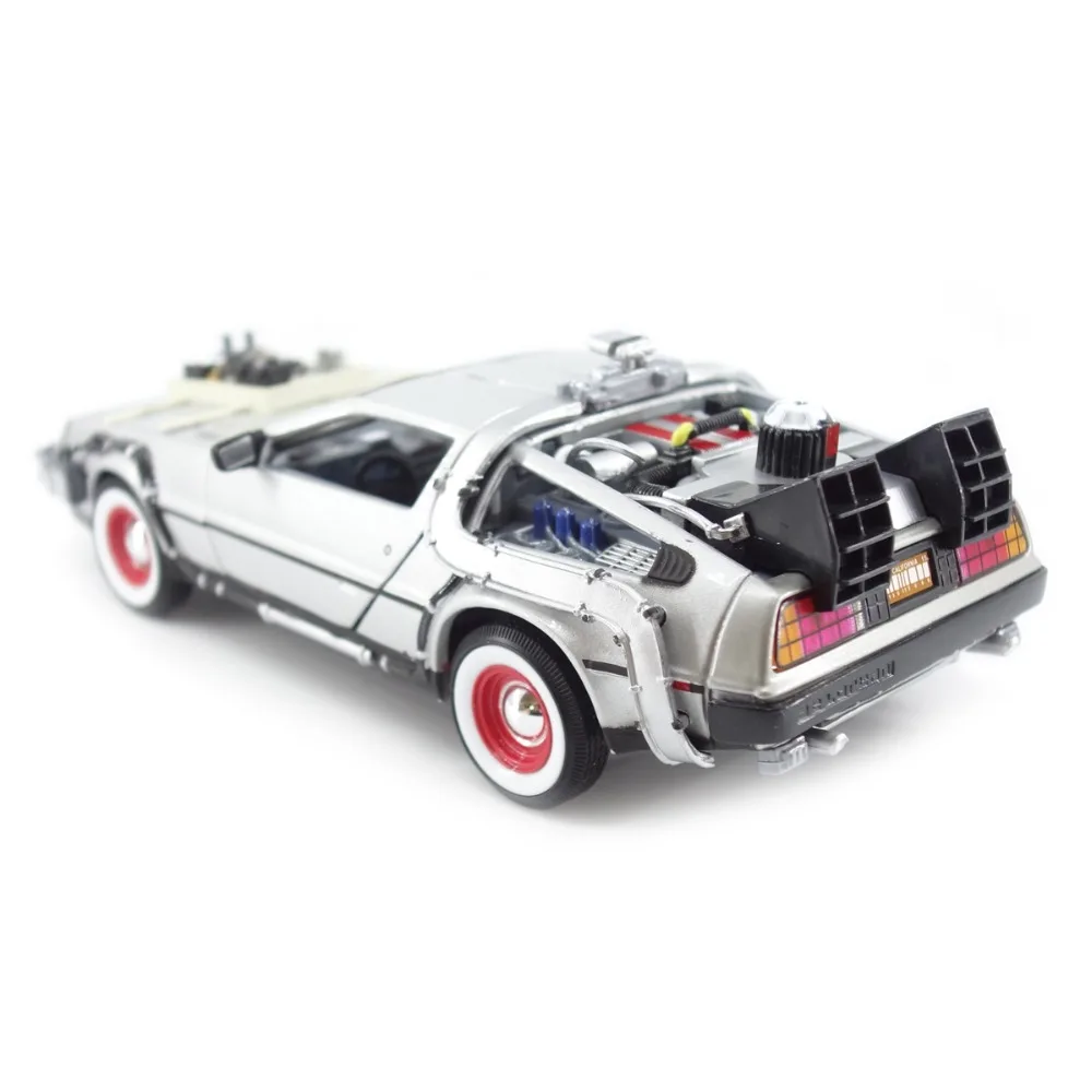 1/24 масштаб литой Back To The Future Модель автомобиля игрушки готовый плеер часть первая