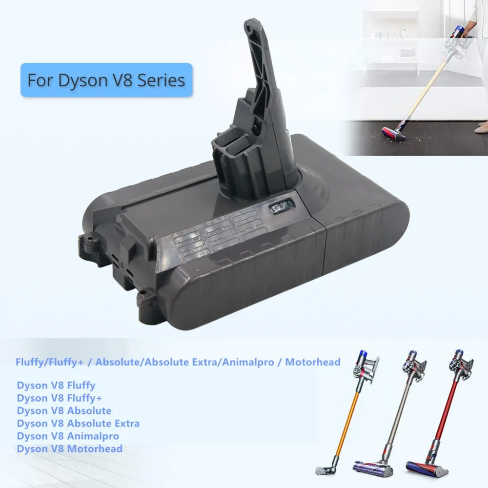 Сменная батарея 21 6 V 3500mAh для Dyson V8 Animal абсолютный пылесос инструменты литиевая