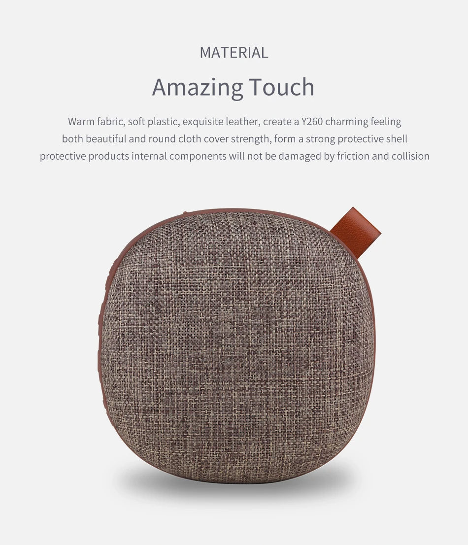 Awei Y260 Wireless Bluetooth Speaker Mini Portable Stereo Sound Music Surround For Phone Support Bluetooth AUX TF Card U Disk