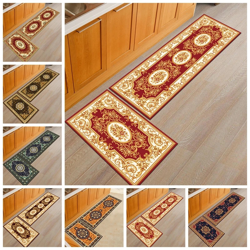 Персидский Стиль Кухня коврик Гостиная Спальня LED Настольная лампа домашний