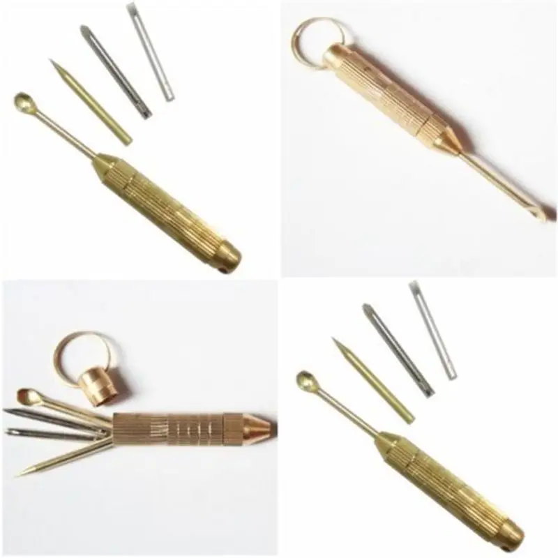 Новый набор инструментов 4 в 1 перекрестная отвертка портативная зубочистка