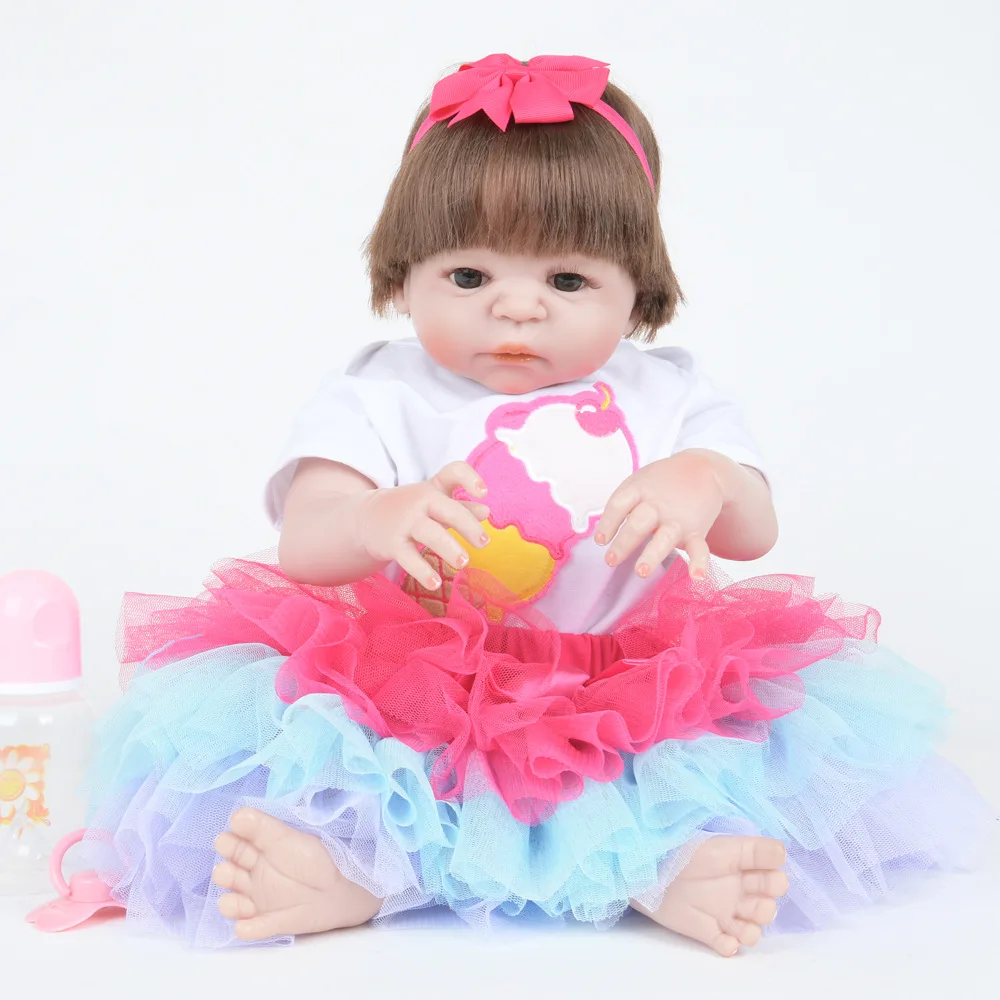 Полностью силиконовые куклы Reborn Baby Boy мягкие виниловые для новорожденных подарок