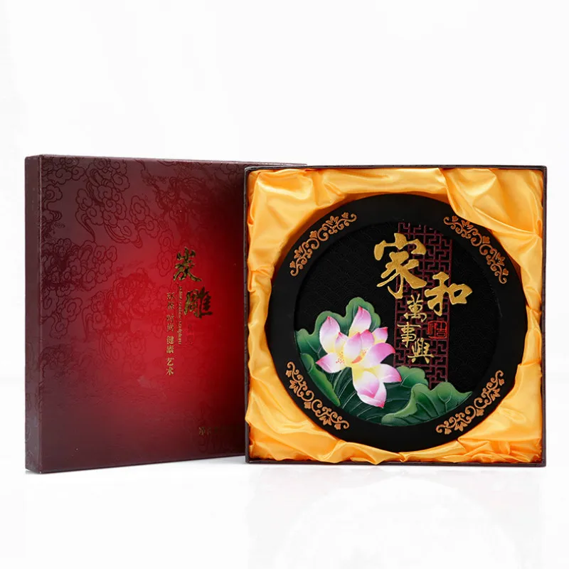 Резьба по дереву с активированным углем домашнее блюдо Декор абсорбция