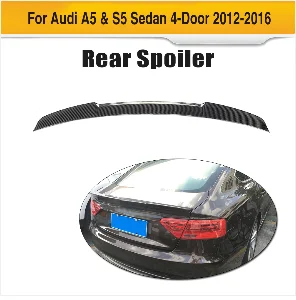 Диффузор заднего бампера из углеродного волокна для Audi A5 Sline S5 2 двери 4 двери 2012- нестандартный задний диффузор два стиля