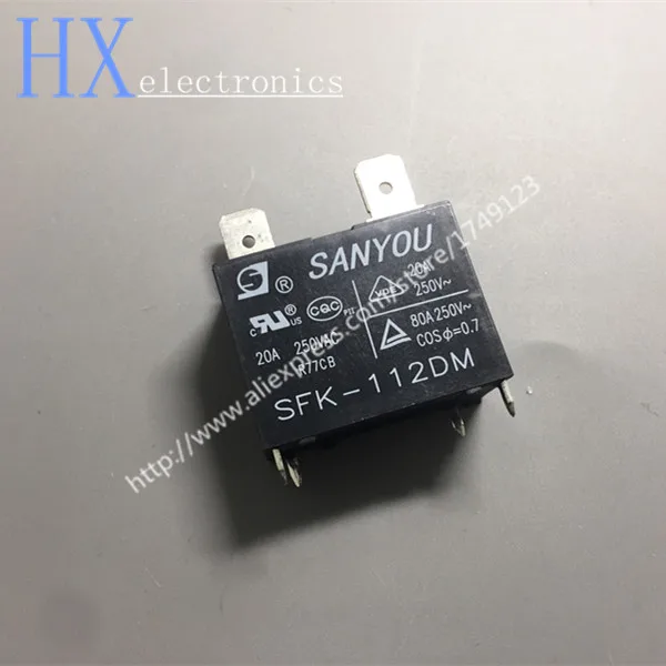 1 шт. реле мощности SFK-112DM HF102F-12VDC g4 кондиционер haier 20a 250vac реле