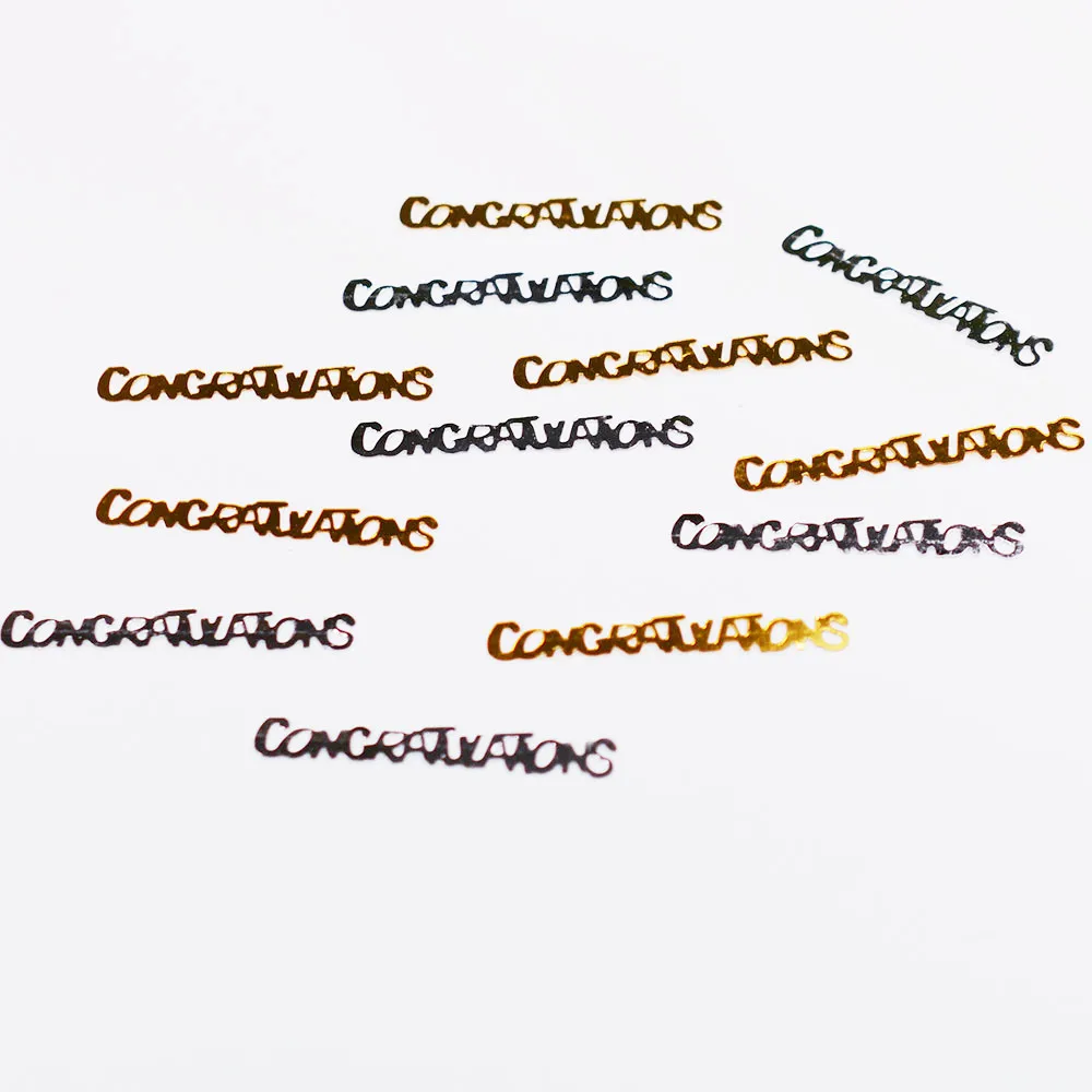 45g Congratulation Confetti Wedding Anniversary Celebration Table Scatters Man Woman Birthday Party Decorations | Дом и сад