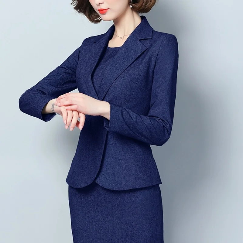 Офисная Женская одежда Ol дизайнерские платья элегантные женские блейзеры 2019
