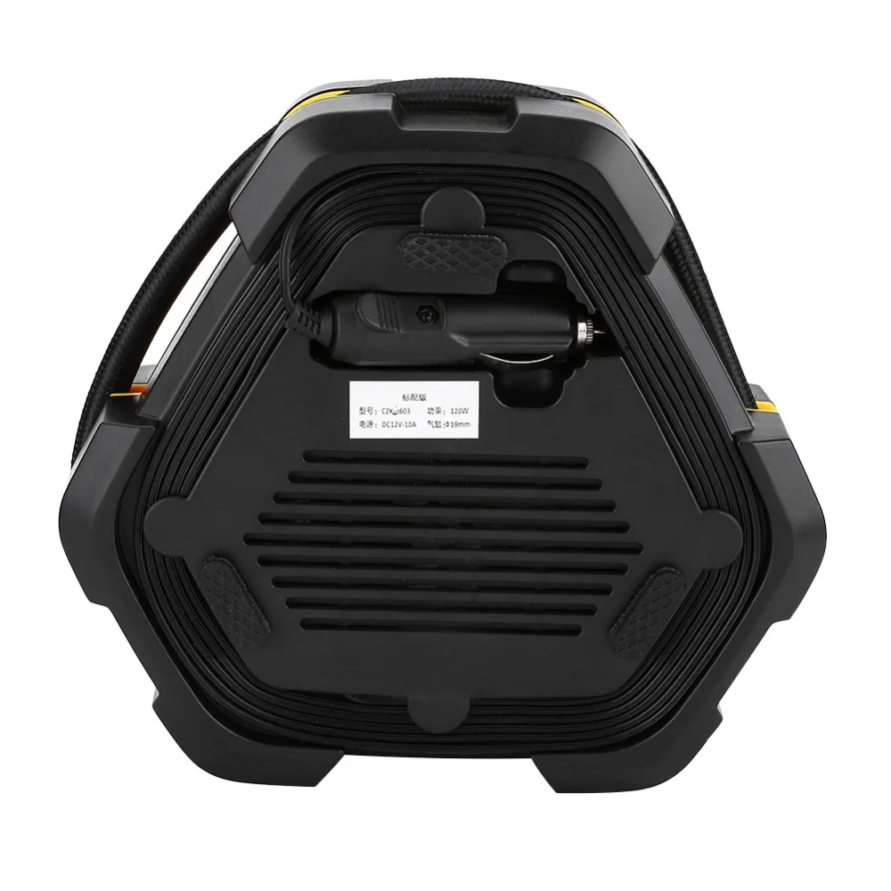 Портативный шинный насос воздушный компрессор с игольчатым индикатором