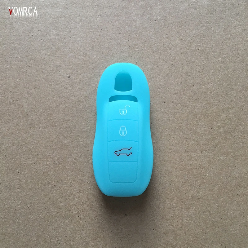 Новый дизайн силиконовый резиновый чехол для автомобильного ключа Porsche Cayenne Macan 911