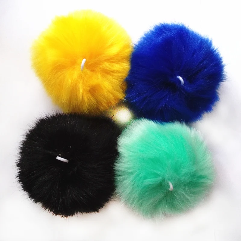 Высота каблука 10 см ярких цветов обувь на платформе из искусственного кроличьего