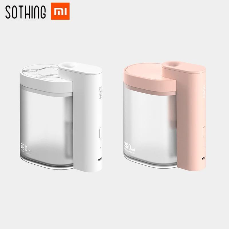 Настольный домашний увлажнитель Xiaomi SOTHING, 260 мл, переносной, тихий, настольный, USB, мини, офисный, для лица, Очищающий воздух, для кондиционера