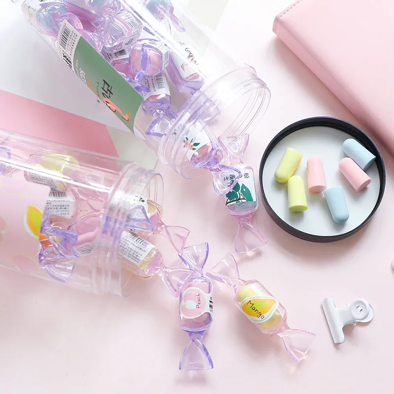 2 шт./компл. Корея креативные конфеты звуконепроницаемые затычки пенопласт анти