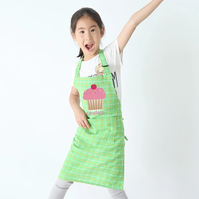 Модный детский летний тонкий фартук в Корейском стиле для молочного чая
